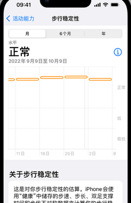 金湾iPhone手机维修如何在iPhone开启'步行稳定性通知'