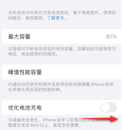 金湾苹果15维修分享iPhone15充电到80%就充不进电了怎么办 