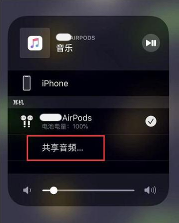 金湾苹果14音频维修点分享iPhone14音频共享设置方法 