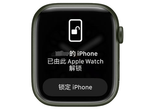 金湾苹果手机维修分享用 AppleWatch 解锁配备面容 ID 的 iPhone方法 