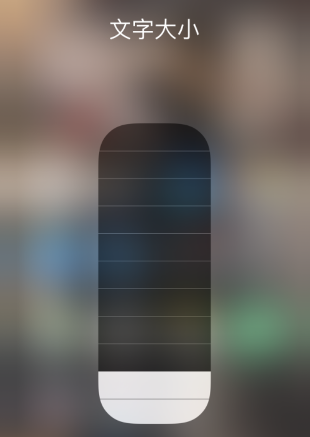 金湾苹果手机维修分享小技巧：在 iPhone 控制中心快速调节字体大小 
