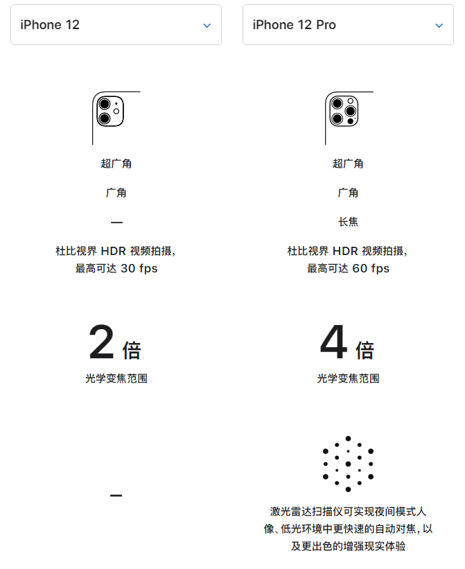 金湾苹果手机维修分享苹果 iPhone 12 与 iPhone 12 Pro 选哪款 